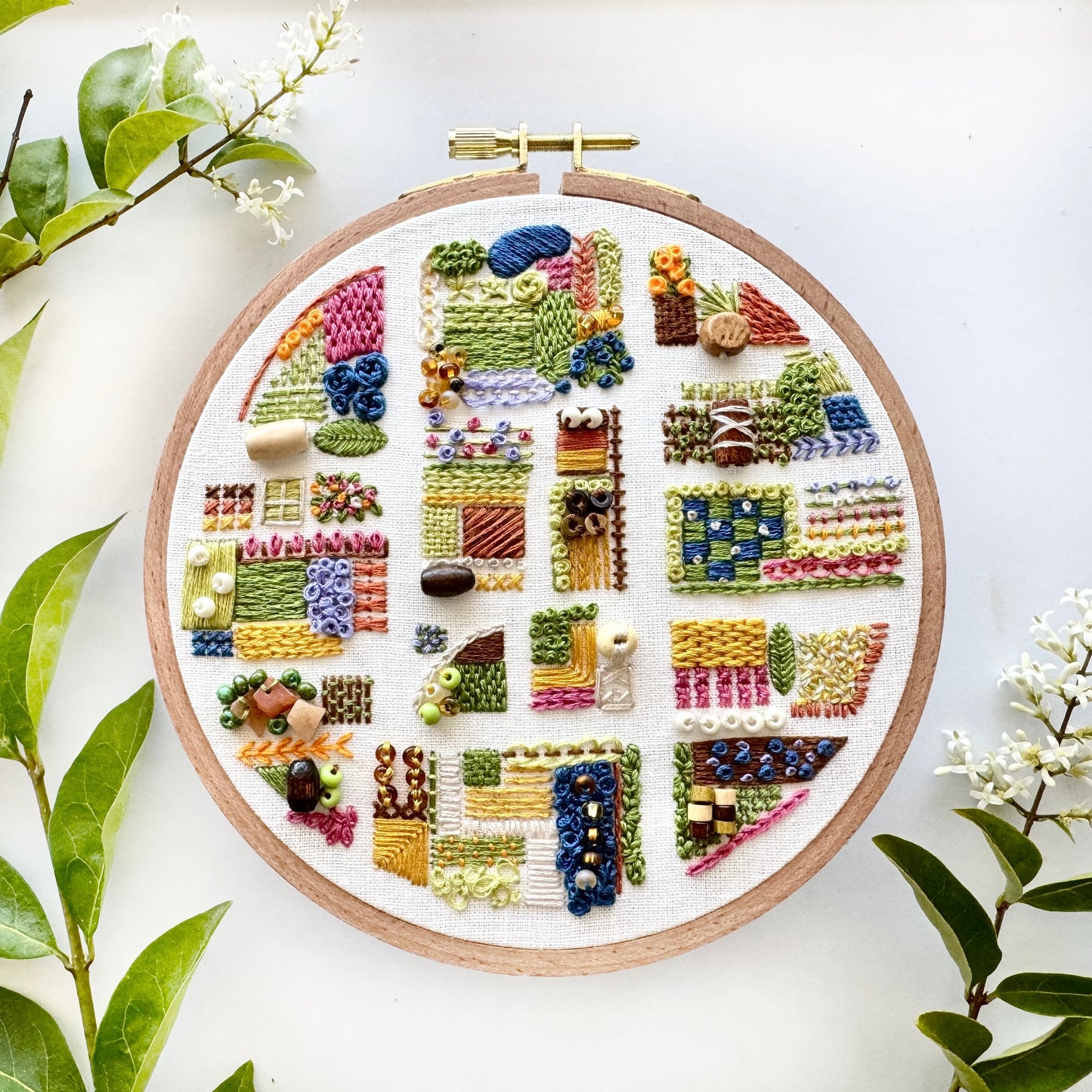 August in the Garden - Advanced Embroidery Kit
