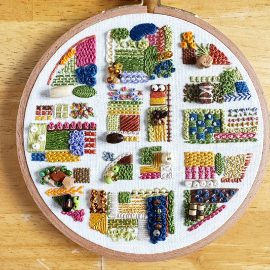 August in the Garden - Advanced Embroidery Kit