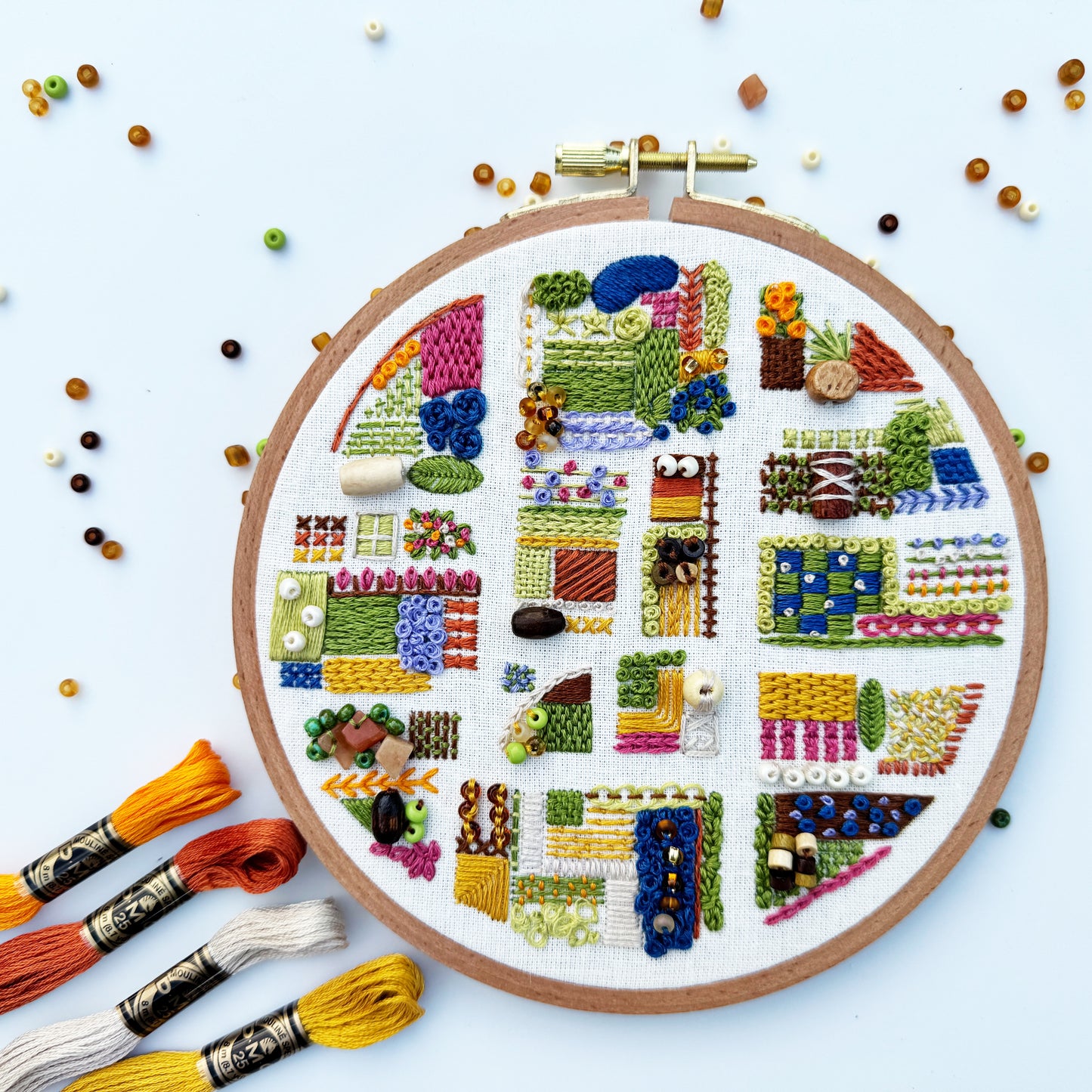 August in the Garden - Advanced Embroidery Kit