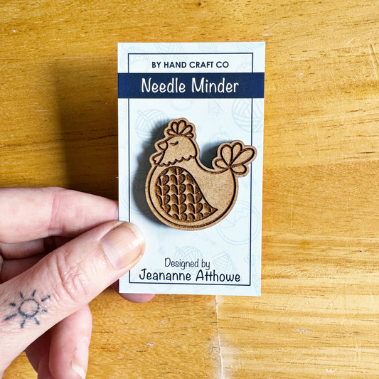Chicken - Wooden Magnetic Needle Minder