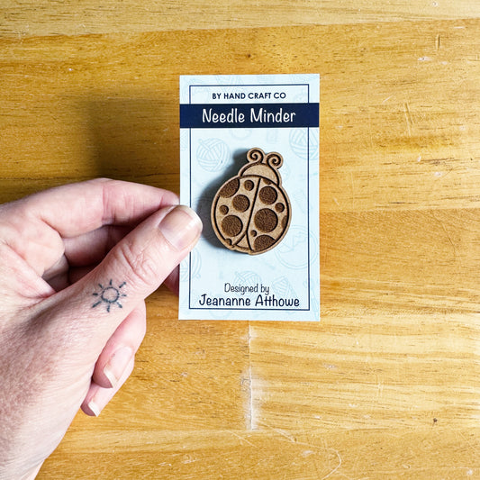 Ladybug - Wooden Magnetic Needle Minder