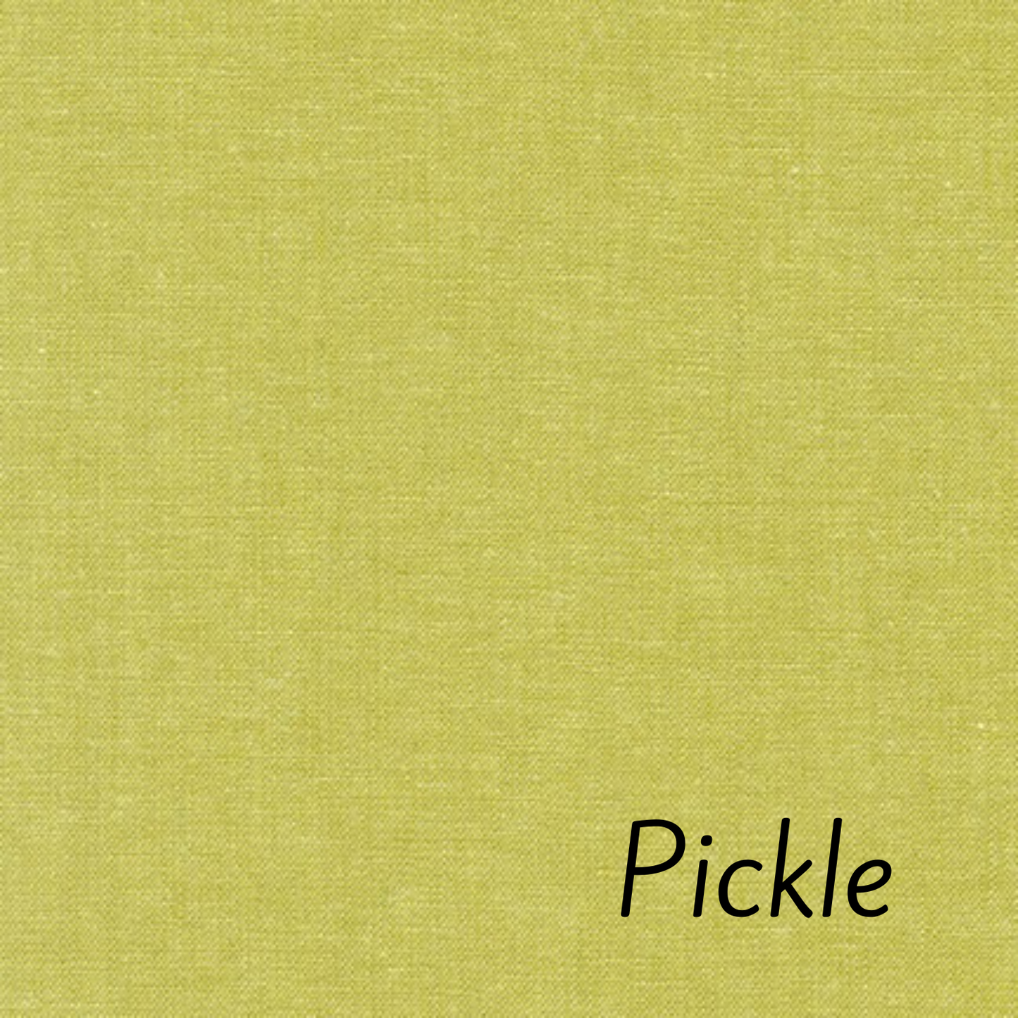 Robert Kaufman Essex Linen Blend Fabric. 55%Linen 45% Cotton. Color Pickle is a vibrant light green. Available by the cut fat quarter to yard.