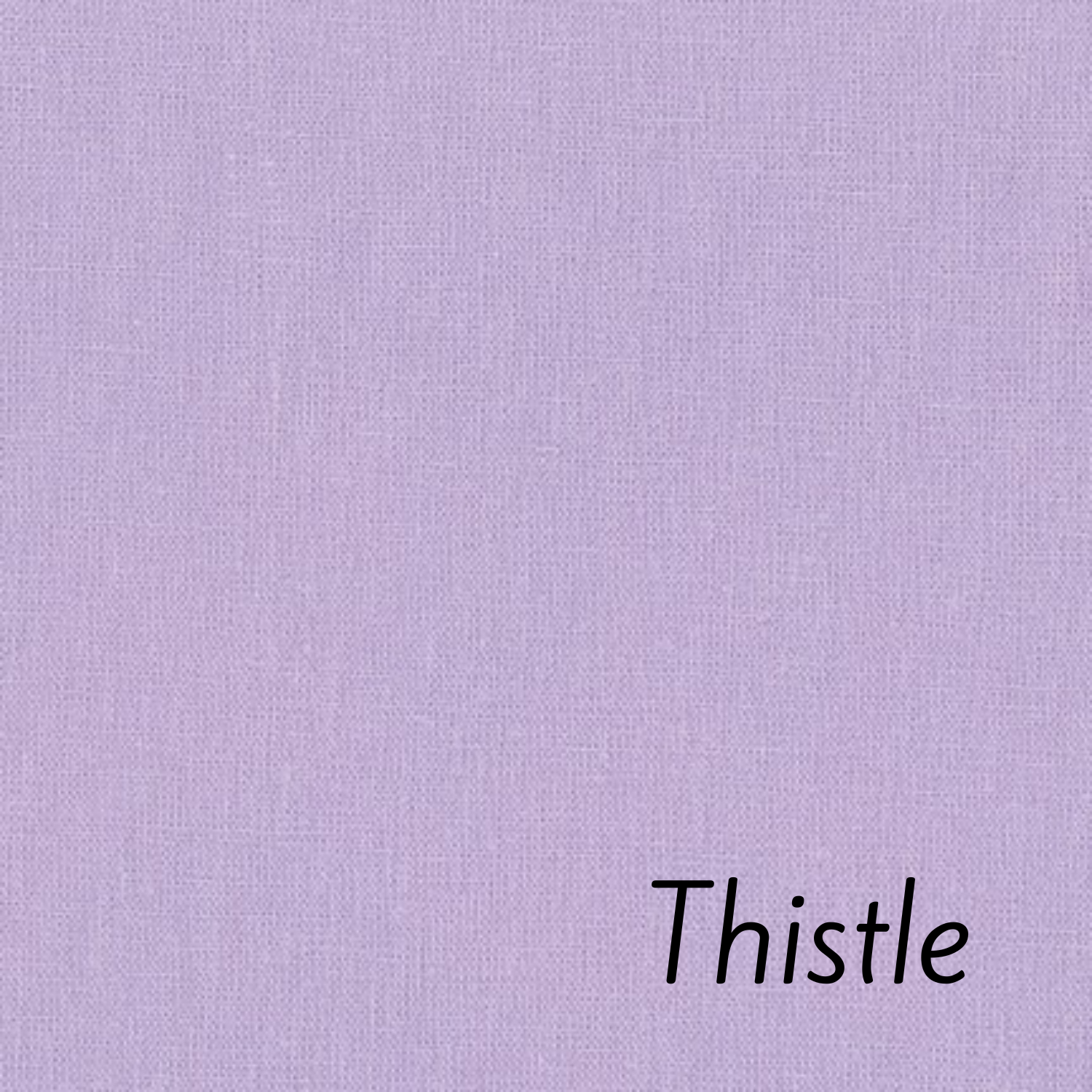 Brussels Washer Linen Blend Fabric.  55%Linen 45% Cotton.  Color Thistle is a solid purple leaning toward lilac. Available by the cut fat quarter to yard.