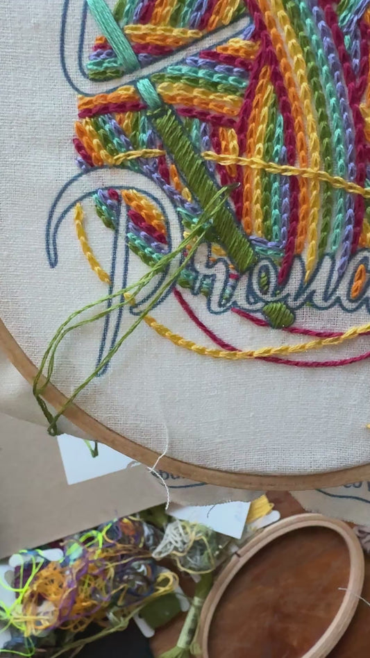 Create Proudly Beginner Embroidery Kit