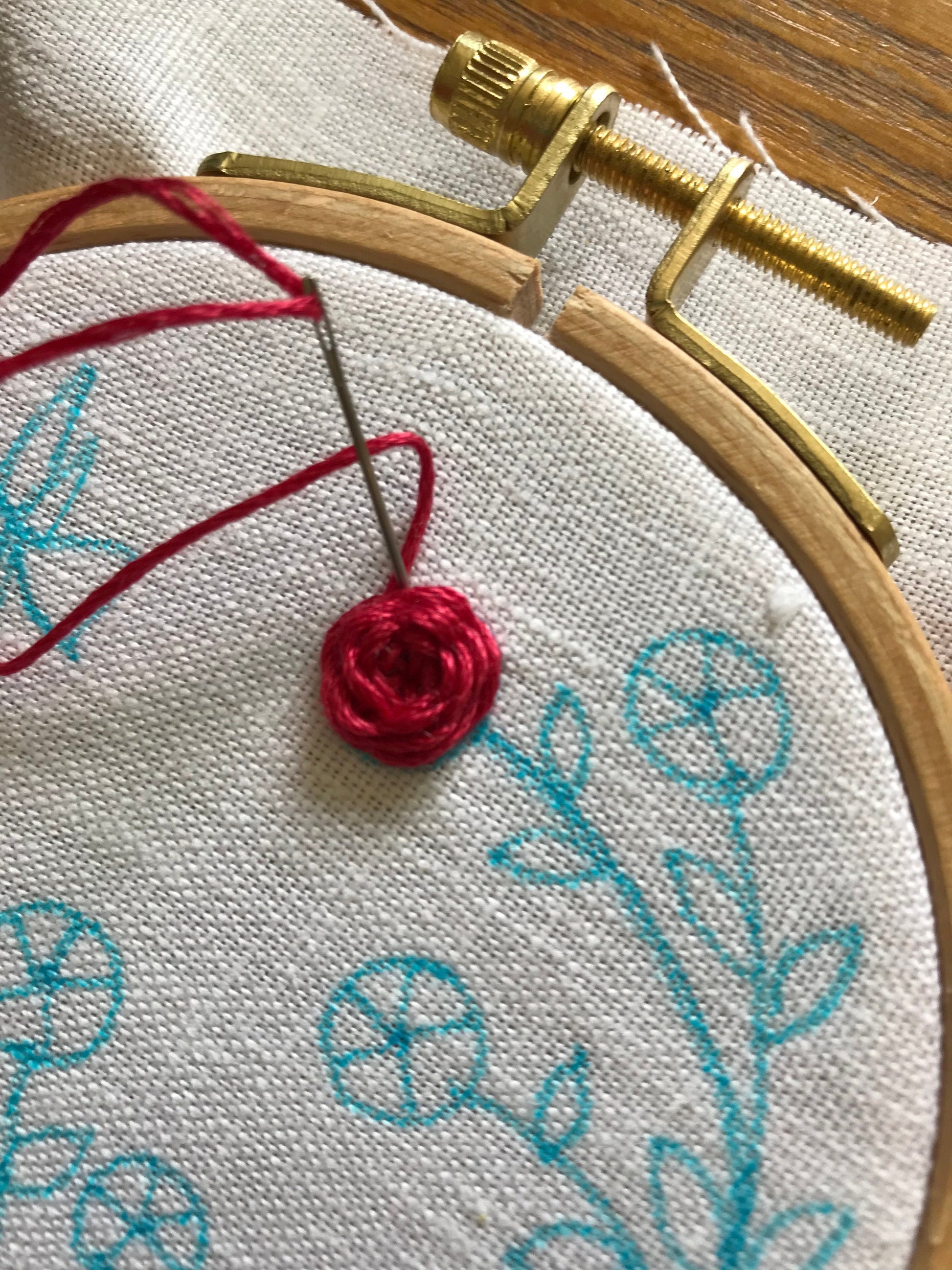 PDF walks you through each stitch you will need to make your selected flowers.