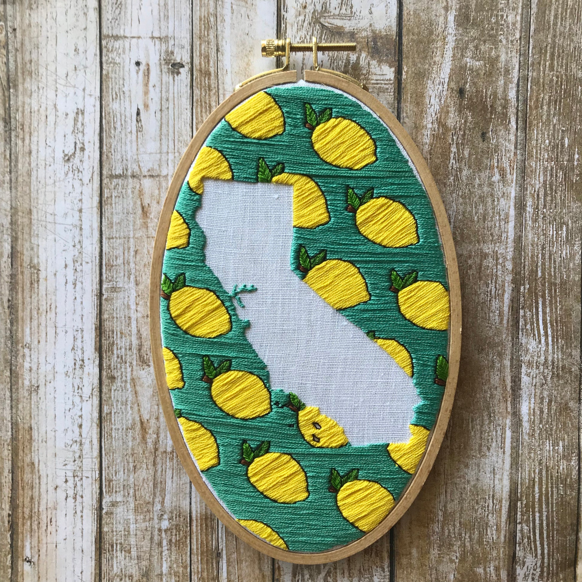 California Lemons PDF includes printable pattern for image transfer and 11 pages of easy to follow directions.