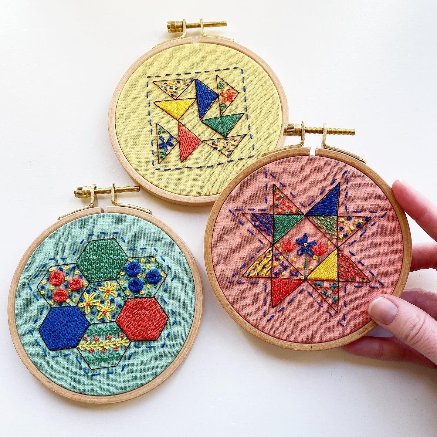 All designs in Rosanna Diggs Modern Quilt Samplers Collection.