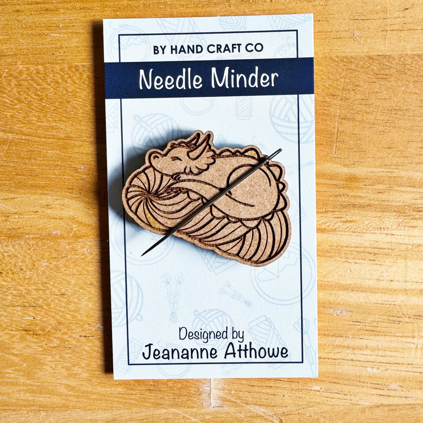 Dragon - Wooden Magnetic Needle Minder