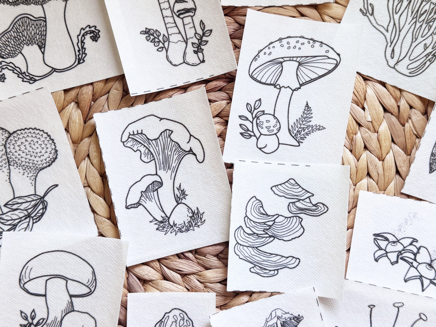 Textile Tattoos - Mushrooms