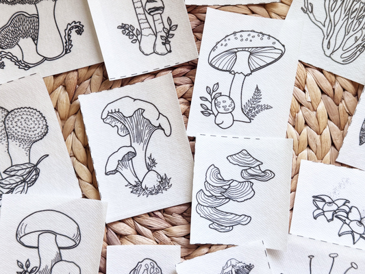 Textile Tattoos - Mushrooms