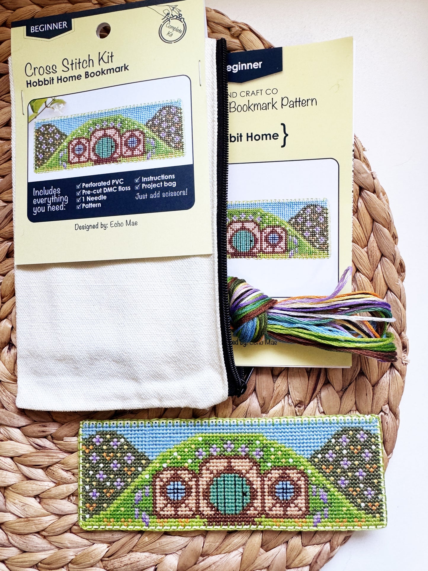 Hobbit Home Cross Stitch Bookmark Kit