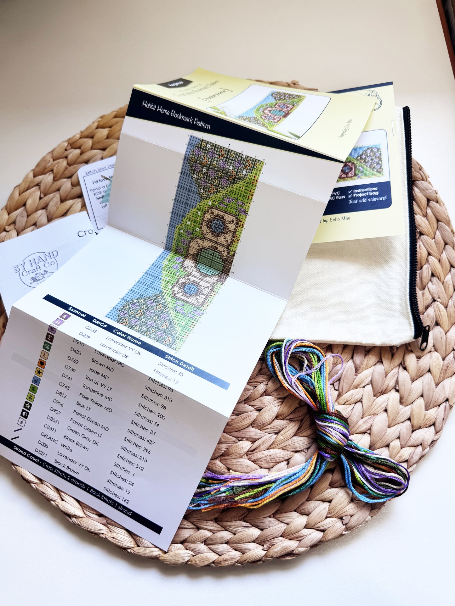 Hobbit Home Cross Stitch Bookmark Kit