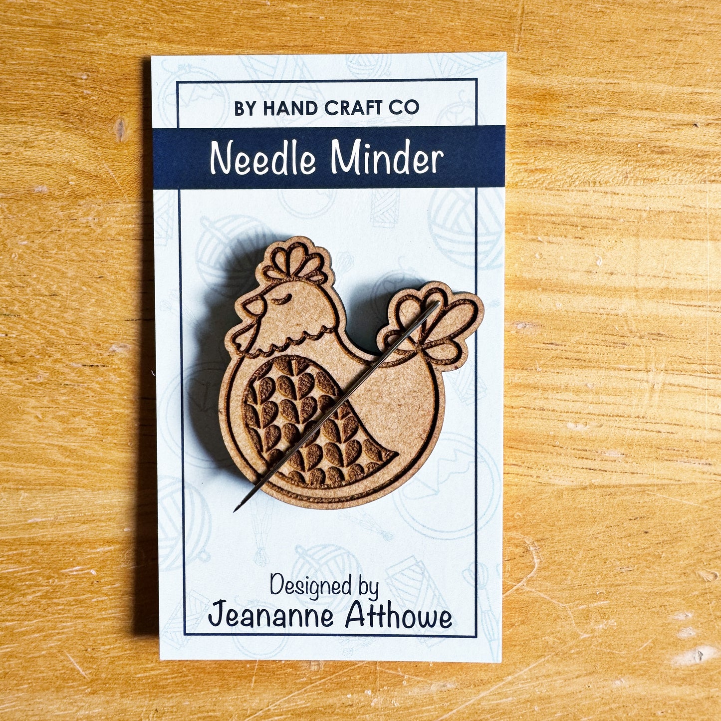Chicken - Wooden Magnetic Needle Minder