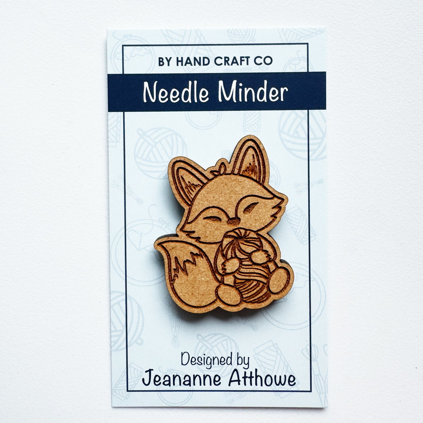 Fox - Wooden Magnetic Needle Minder