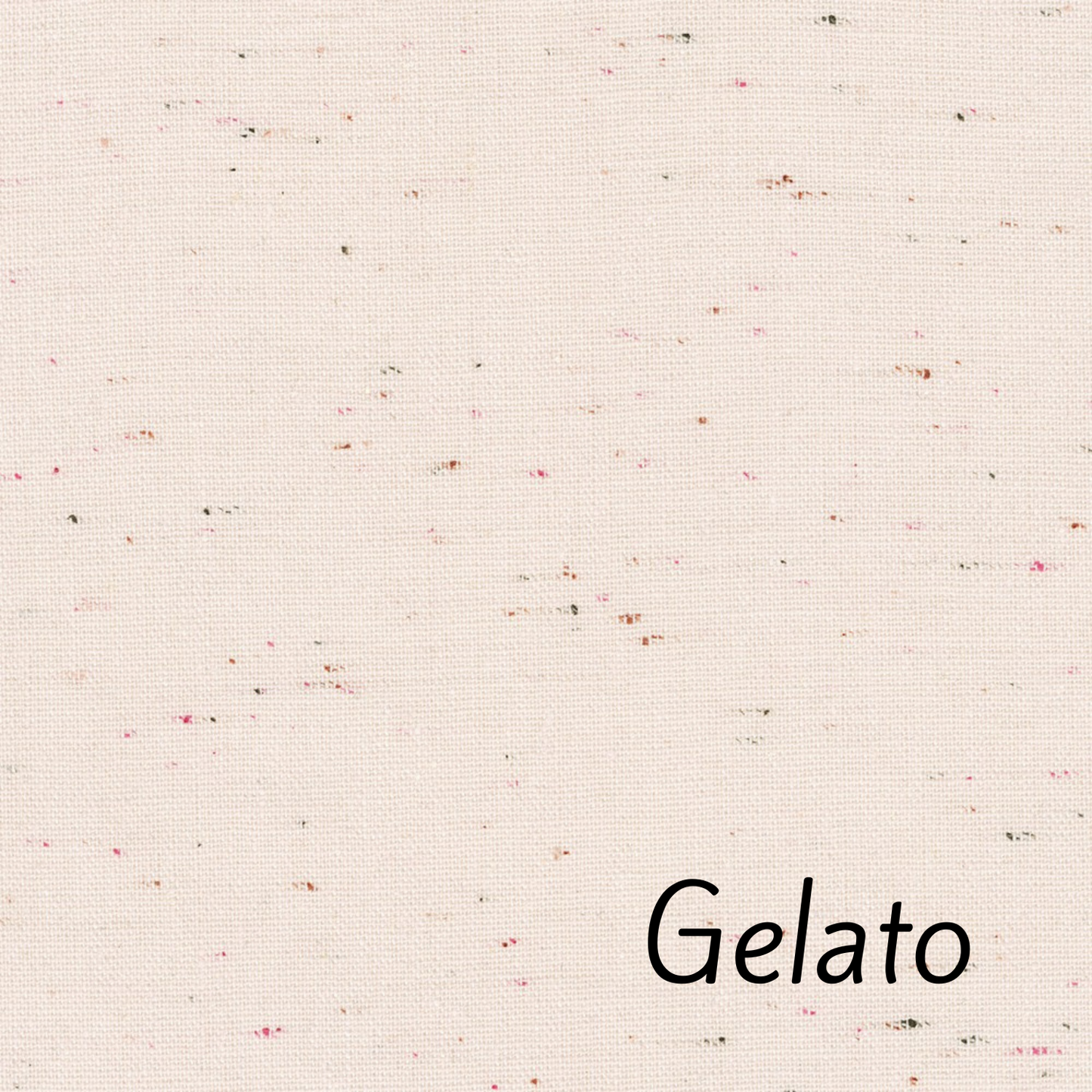 Robert Kaufman Essex Speckle in Gelato.  Creamy pink with speckles of rose, brown and tan.