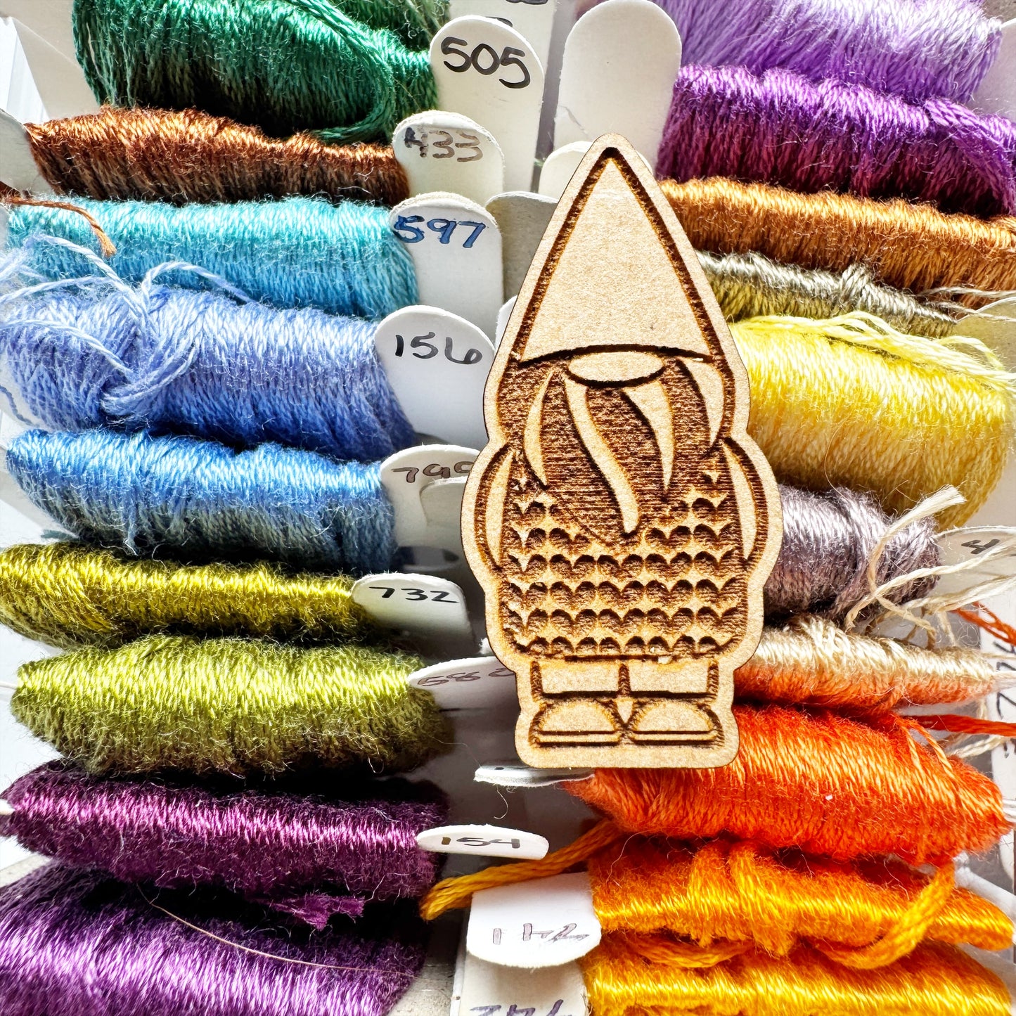 Gnome - Wooden Magnetic Needle Minder