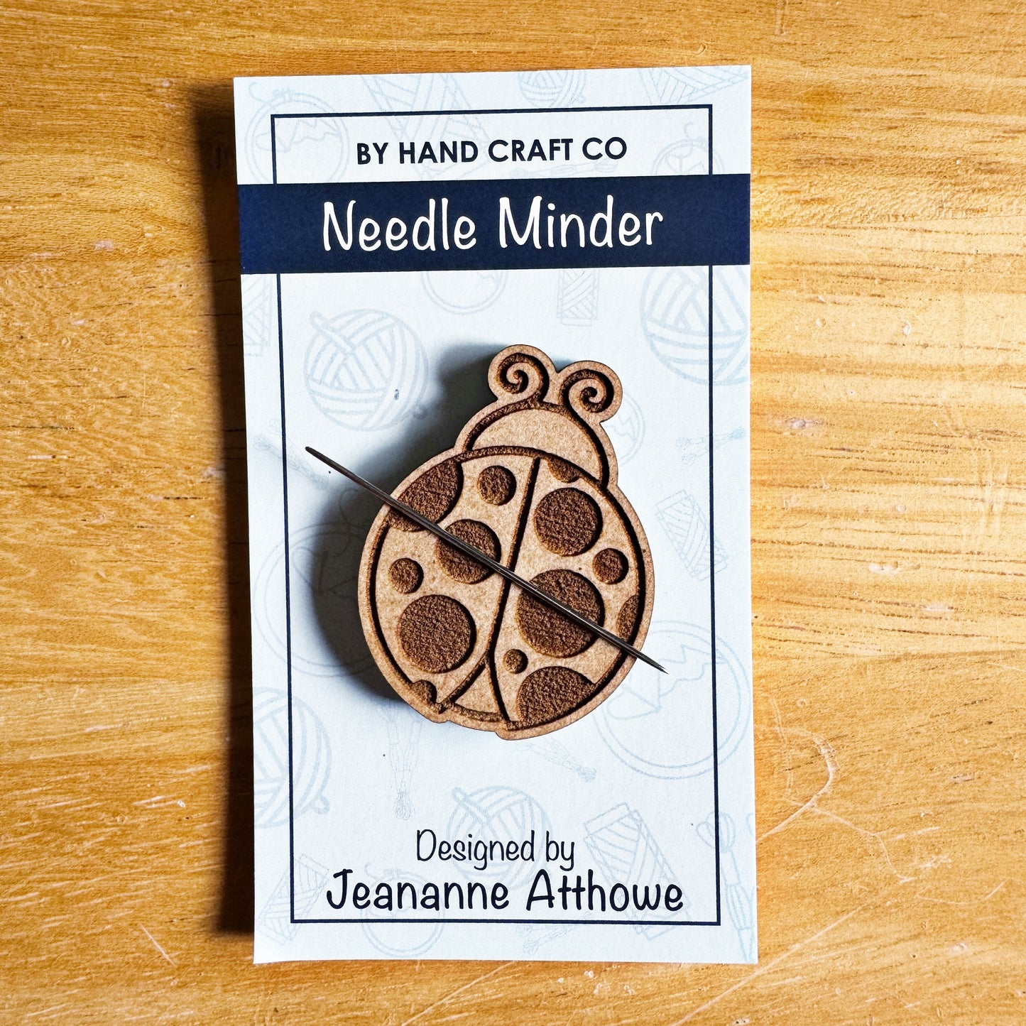 Ladybug - Wooden Magnetic Needle Minder