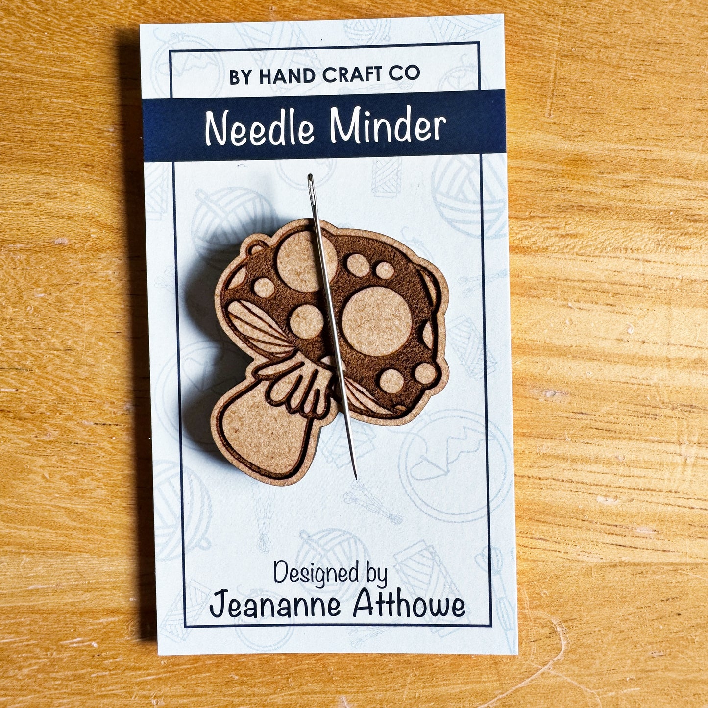 Mushroom - Wooden Magnetic Needle Minder