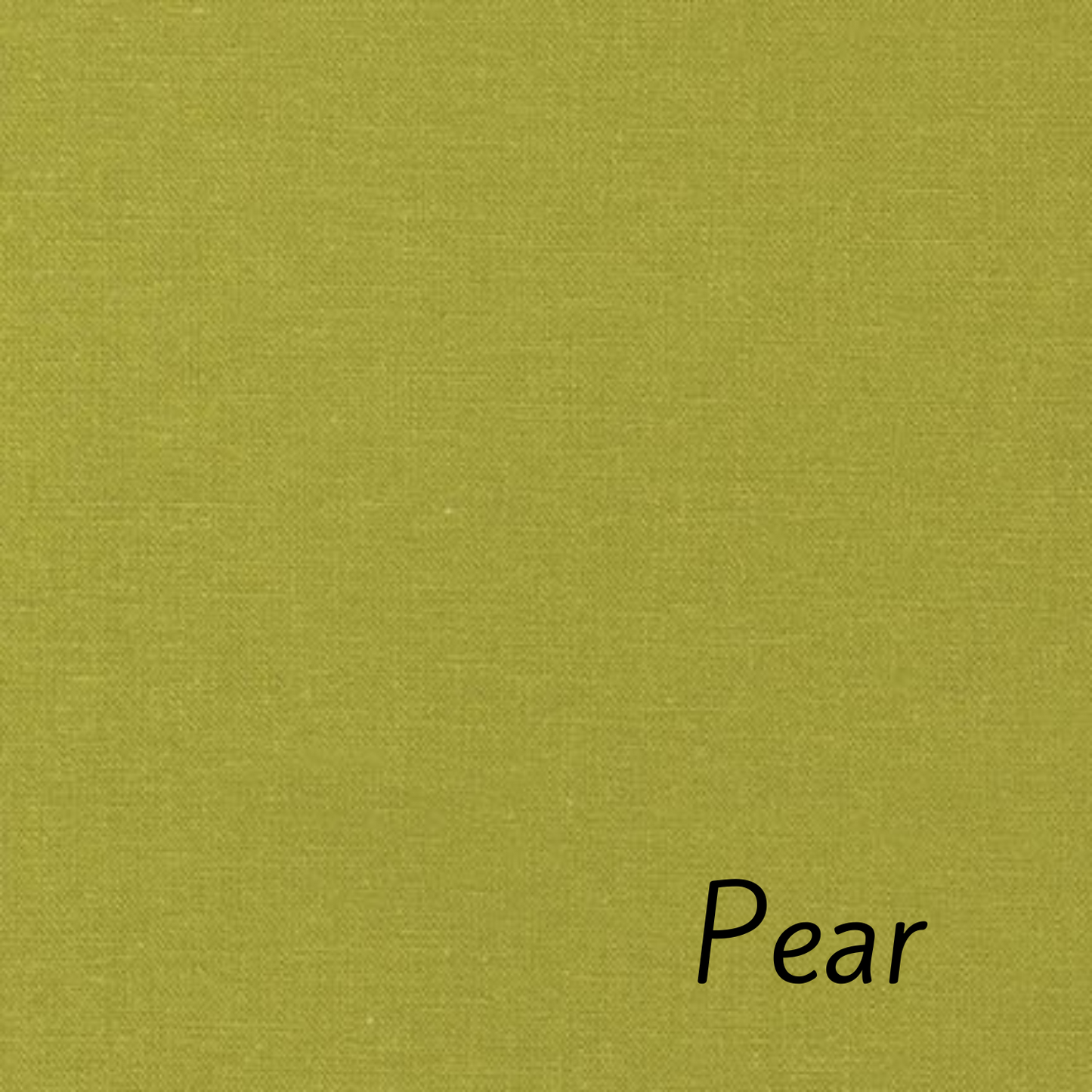 Brussels Washer Linen Blend Fabric.  55%Linen 45% Cotton.  Color Pear is a green similar to the skin of a DAnjou pear. Available by the cut fat quarter to yard.