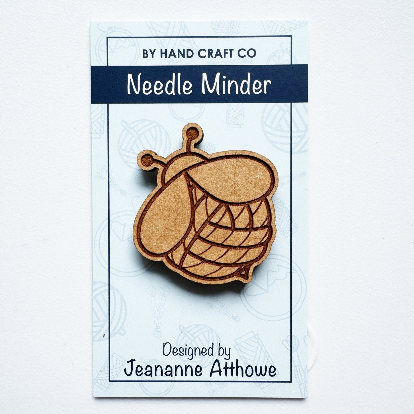 Bee - Wooden Magnetic Needle Minder
