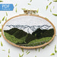 Choose your own adventure!  Dual skill level design of Hurricane Ridge in Olympic National Park.  This digital download gives you clear step by step instructions to complete your masterpiece.