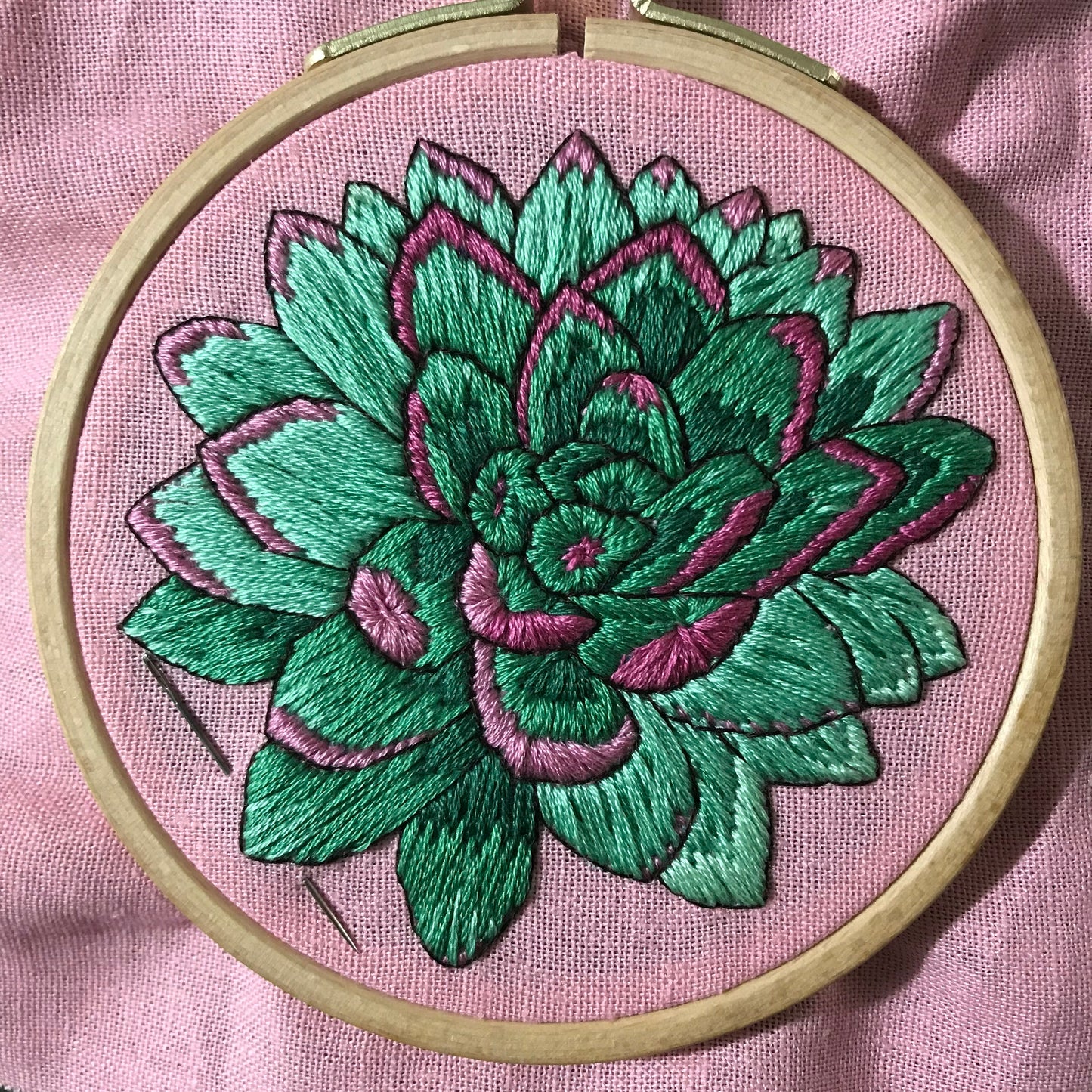 Sweet Succulents PDF intermediate level design.  Includes color work.  Overlay detail and outline.
