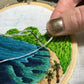 Stitch detail of wave crests in Hanauma Bay PDF.