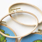 Small Oval Beech Wood Embroidery Hoop: Landscape Orientation