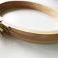 Large Oval Beech Wood Embroidery Hoop: Landscape Orientation