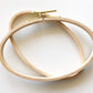 Small Oval Beech Wood Embroidery Hoop: Landscape Orientation