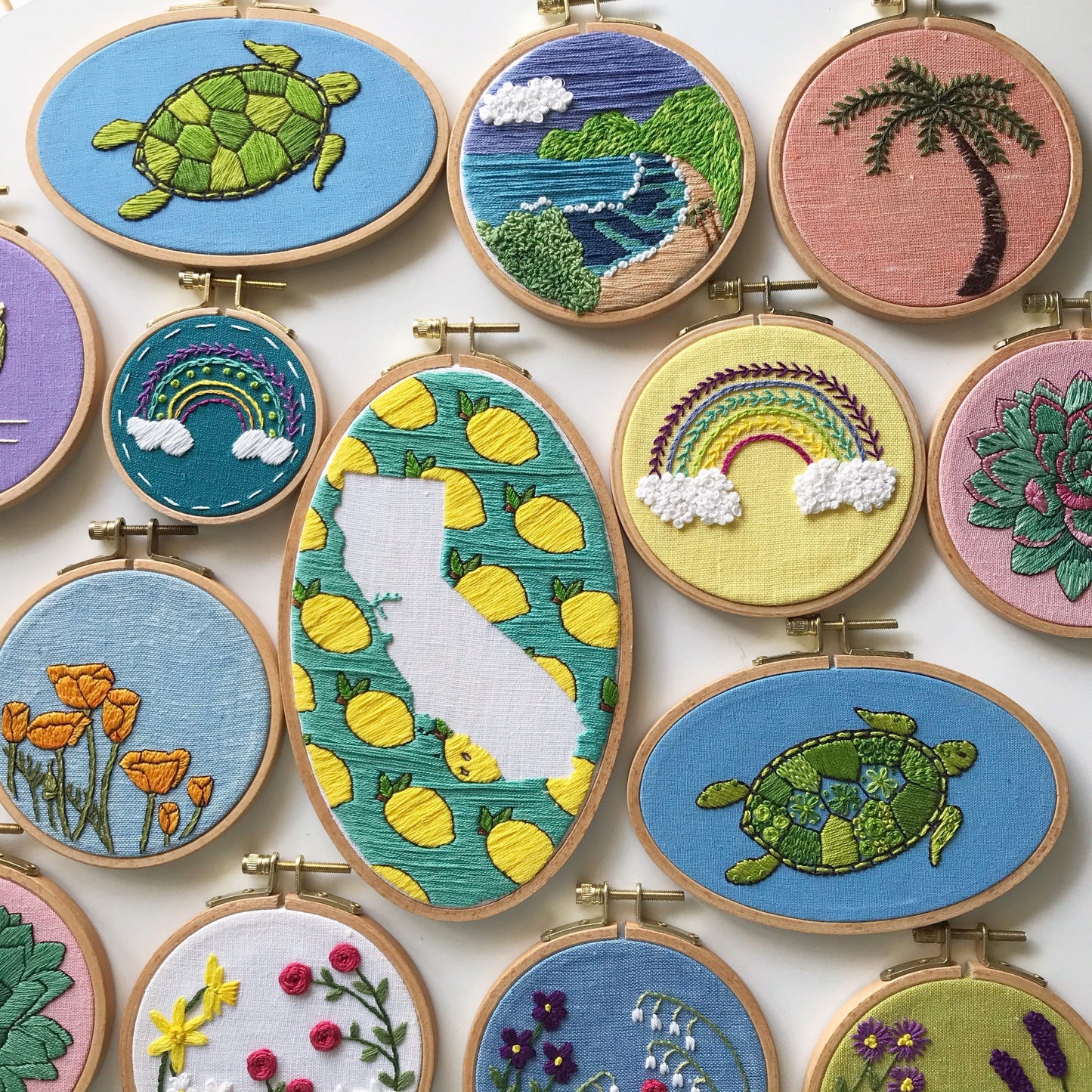 Rosanna Diggs Embroidery Designs.  Complete Kits and PDFs available.