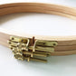 Large Oval Beech Wood Embroidery Hoop: Landscape Orientation