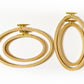 Small Oval Beech Wood Embroidery Hoop: Portrait Orientation