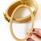 Small Oval Beech Wood Embroidery Hoop: Portrait Orientation