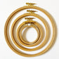 4" Round Beech Wood Embroidery Hoop