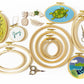 4" Round Beech Wood Embroidery Hoop