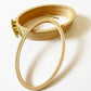 Large Oval Beech Wood Embroidery Hoop: Portrait Orientation