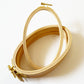 Large Oval Beech Wood Embroidery Hoop: Portrait Orientation