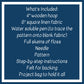 What is Included: 4 inch wooden hoop, 6 inch square linen fabric, water soluble pen, full skeins of floss, needle, pattern, step-by-step instructions and felt for backing in a reusable zippered project bag.